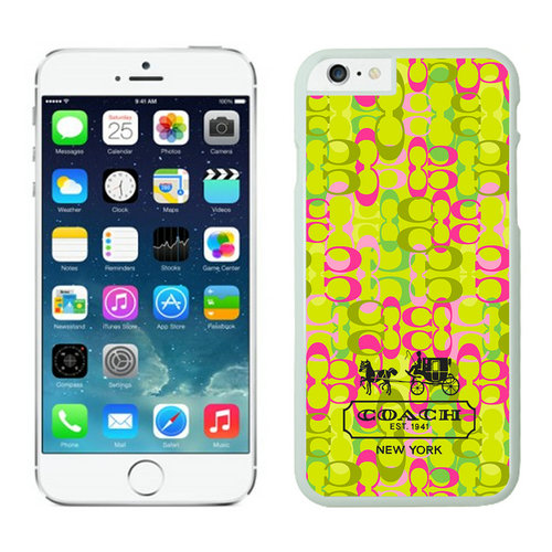 Coach In Confetti Signature Green iPhone 6 Cases EYK | Coach Outlet Canada